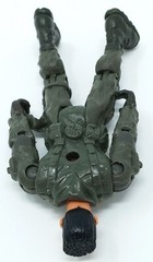 Lanard Elite Corps 2003 Alex Brody 4″ Articulated Figure black hair grey / green