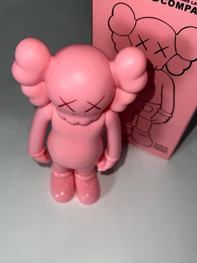 KAWS Doll 8 inch Five Years Later Companion Medicom Figure Pink NIB