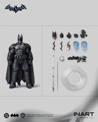 INART G0007 1/12 Arkham Batman (Battle Damaged Version) Action Figure In Stock