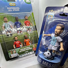 Supergoal All Stars 5-Pack Soccer Action Figures w/ FANFIGZ Lionel Messi & Ball