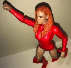 WWE Elite Becky Lynch figure Survivor Series ww diva wrestler red toy
