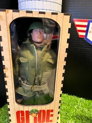 12″ Gi Joe Action Soldier Figure Coffin Style Display Box/Figure NOT Included