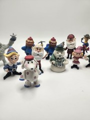 2000-2004 Rudolph The Red Nosed Reindeer & Island Of Misfit Toys PVC Figures