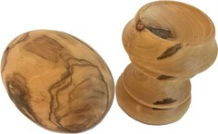 Olive Wood Handcrafted Egg ( 3 x 2 Inches )
