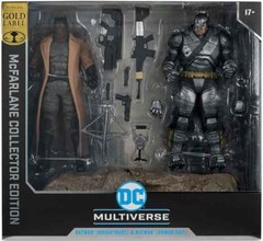 DC Multiverse v Superman 7″Figure 2-Pack Batman Knightmare & Armor Gold Label