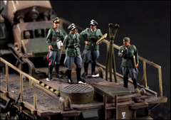 Diorama 1/72 WW2 Germany soldier Russian Sniper army toy fit 1:72 TANK