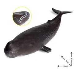 Sperm Whale Sea Animal Toy 13″ PVC Action Figure Doll Kids Toys Party Gifts