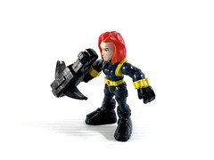 Playskool Marvel Super Hero Adventures Power Up Thanos & Black Widow Figures