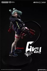Romankey Studio Cyberpunk Rebecca 1/12 PVC Action Figure W/ 2 Bodies Deluxe Ver.