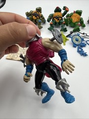 TMNT LEO DON RAPH MIKE Wacky Action LOT OF 5 Turtles Playmates 1989