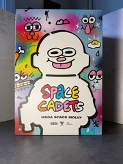 POP MART Mega Space Molly 400% Jon Burgerman, SPACE CADETS (Design = PUFF)