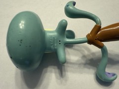 2001 Spongebob Squarepants Patrick Squidward Bendable Figures Viacom READ