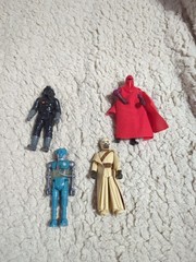 lot of 4 various vintage Star Wars figures (see photos)