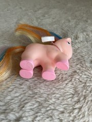 1984 REMCO RAINBOW PRETTY PETS CLYDE HORSE MY LITTLE PONY PINK Vintage
