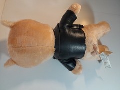 Vintage Looney Tunes Porky Pig Plush Biker Jacket ACE 1997 Warner Bros Used Pics