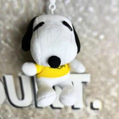 3pcs 11CM Cute High Quality Peanuts Snoopy Plush Pendant Toys Snoopy Dog HOTSALE