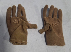 Hot Toys 1/6 Scale Modern USA Pair of Tan Gloves no Handsfor 12″ Figures JM-437