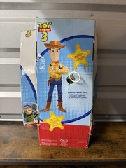 Disney Store Toy Story 3 Talking Woody Doll 1995 Reissue NIB Damaged Box
