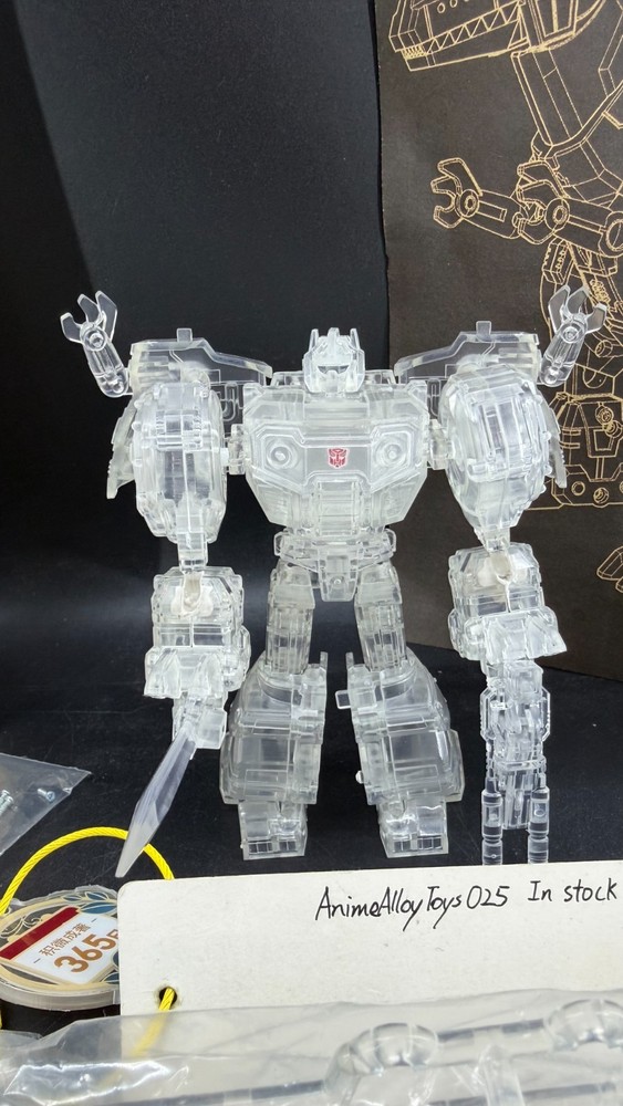 RARE Transformers Grimlock G1 Transparent ver. Unassembled Kit*2 No Box USAship