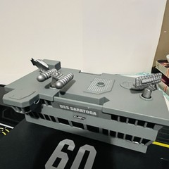 GI Joe USS Saratoga Motorized Aircraft Carrier W Box Jets Helicopter Works Video