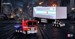 Optimus Prime Trailer Kit Accessory Elite Series | Robosen Transformers Robot