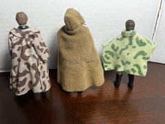 VINTAGE KENNER STAR WARS 1983 ENDOR REBEL HERO FIGURE SET LOT OF 3 LUKE HAN LEIA