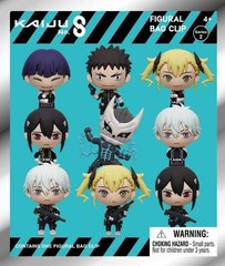 3D Figural Bag Clip Kaiju No. 8 Series 2 Pack [1 RANDOM Figure]