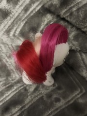 My Little Pony Friendship Is Magic Brushable Hair Plumsweet White Sundae READ