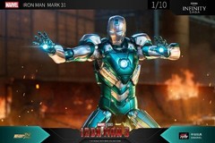 zd toys IRON MAN MARK 31 PISTON 1/10 action figure iron man 3 MARVEL ship July