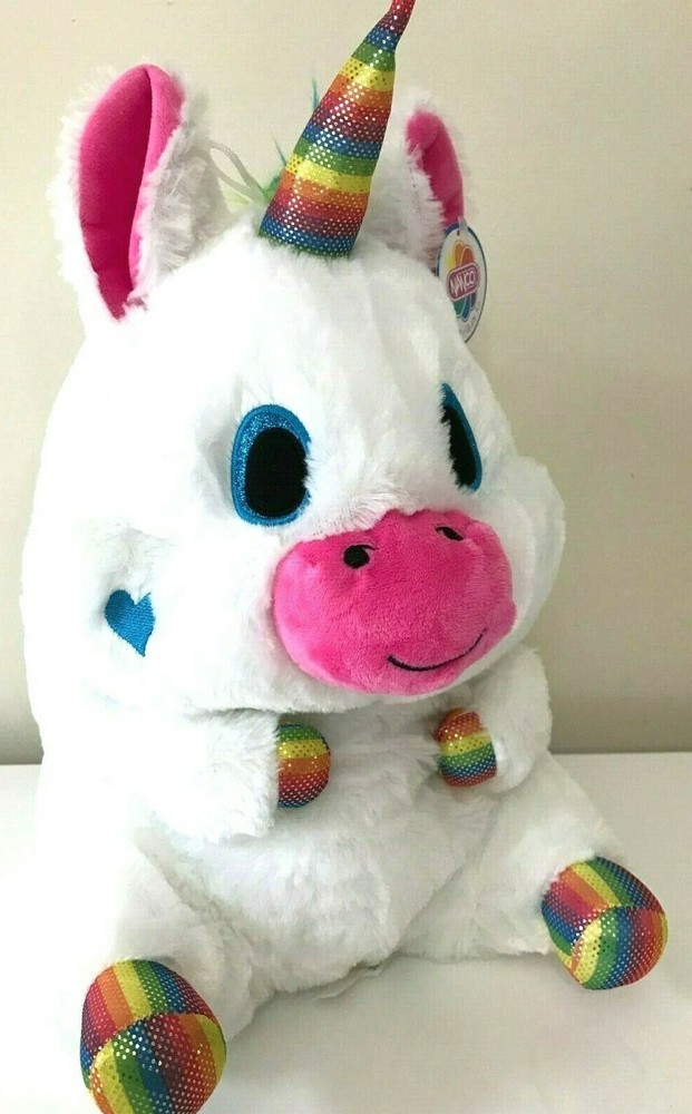 Giant Large White Unicorn Plush 15”. Extra Soft. Nanco. Stuffed Animal Toy. New