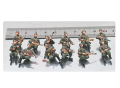 1/16 Armored Tank Soldiers Set Resin Model （no tank) 12pcs
