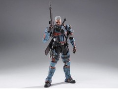 Deathstroke Batman Action Figure w/ Alt Head Hands Sword Staff