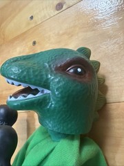 Vintage Rojus Komodo Dragon Lizard Punchosaurus Godzilla Boxing Punching Puppet