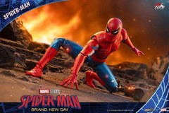 zd toys SPIDER-MAN new red and blue suit brand new day action figure ship August