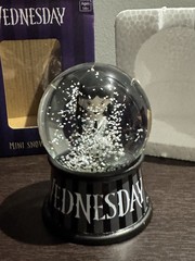 Wednesday TV Show Series 1 Collectible Mini Snow Globe- Wednesday Addams