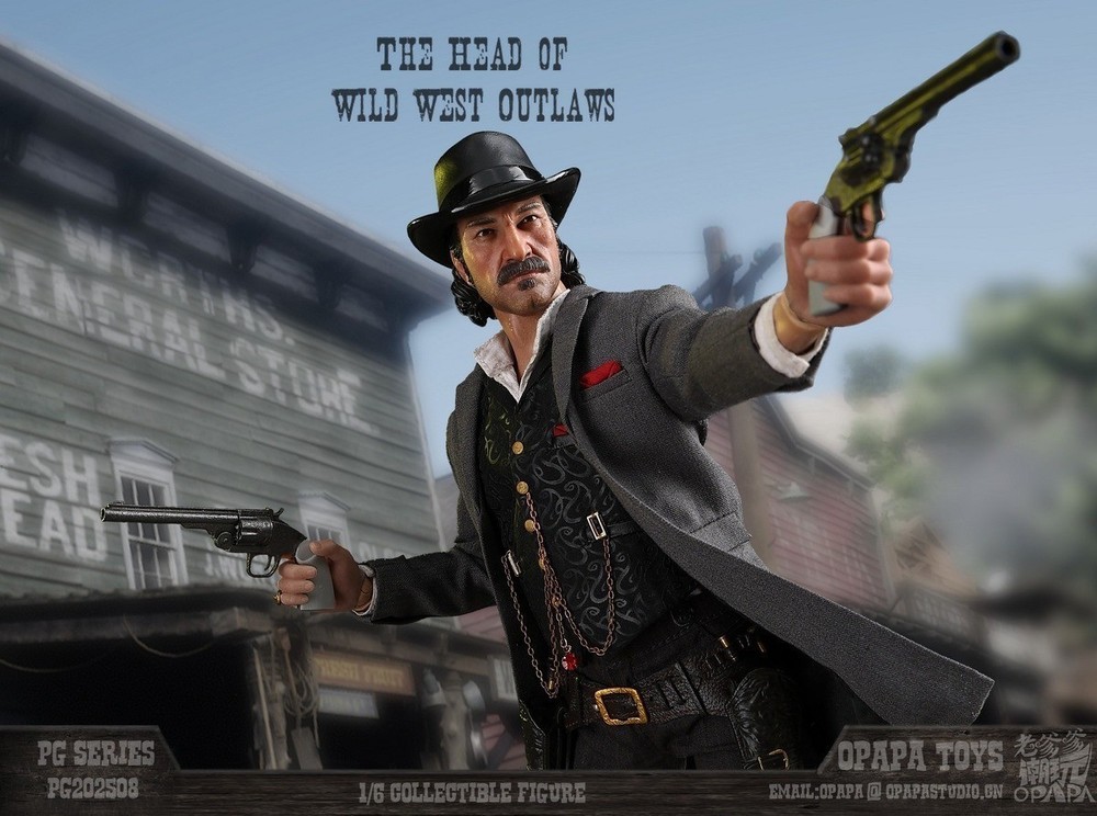 New OPAPA TOYS PG202508 1/6 Dutch van der Linde Gang 12″ Action Figure in stock