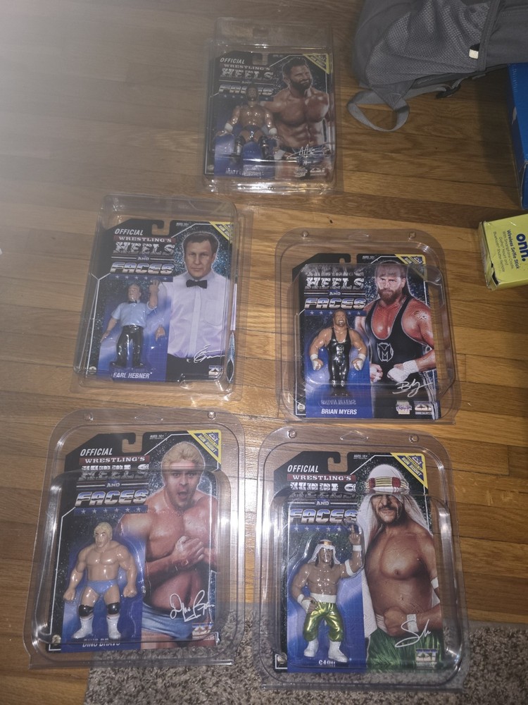 Zombie Sailor Toys Heels and Faces Figures Series 1 Full Set WWE Retro Hasbro