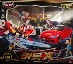 Hello Carbot The Braves CARBOT X Transformer Robot Car figure Cube Pack
