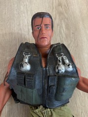 1985 Diamond Toymaker Arnold Schwarzenegger 16” Commando Action Figure 1980s Toy
