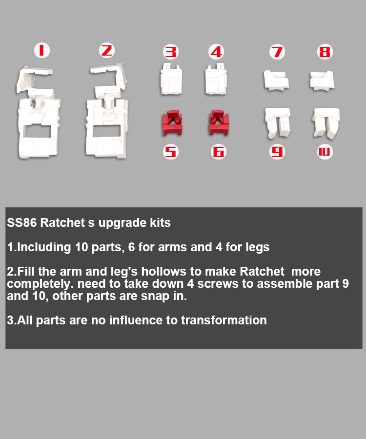 Go better studio GB-1063B upgrade kit for SS86 Ratchet
