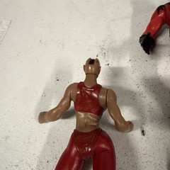 Lot of 6 WWE Wrestling figures Jakks Signature And Bone Crushing Series Kane, Dx