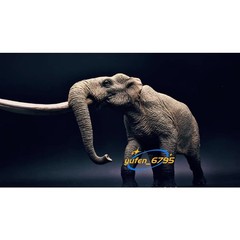 TNG Huanghe Flumen Stegodon Model Elephant Animal Figure Toys Decor Xmas Gift