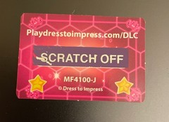 Dress to Impress Mystery Model LANA Doll Figure Toy & DLC CODE (Unscratched)