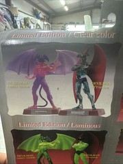 Uni-Five Devil man Devilman Detail Figure Limited Ed Clear Color 1998 Box Wear