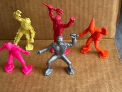 RARE Marvel Superhero Hard Plastic 3″ ACTIVATED Knockoff Action Figures (11)
