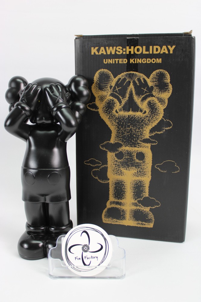 KAWS Holiday UK Vinyl Figure Black