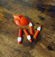 Mazinger Z Jumbo Hover Pilder + (4) Rockets – Repro – 3D Printed