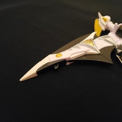 2003 Bandai Power Rangers Dino Thunder White Drago Zord Raptor Toy Rider White
