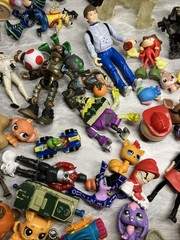 Huge Mixed Lot of Over 200 Random Toys & Figures HE MAN Anime review photos USED