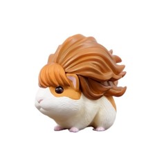Qualia Blind Box Gacha Guinea Pig Glam Hair Mini Animal Figure 1 Random Toy